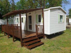 Mobil home au camping Le Ried Boofzheim en Alsace